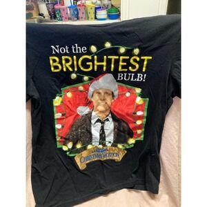 National Lampoon’s Christmas Vacation Not The Brightest Bulb! Shirt Size L